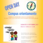 OPEN DAY: campus orientamento 21 ottobre 2023 dalle 9.00 alle 12.00